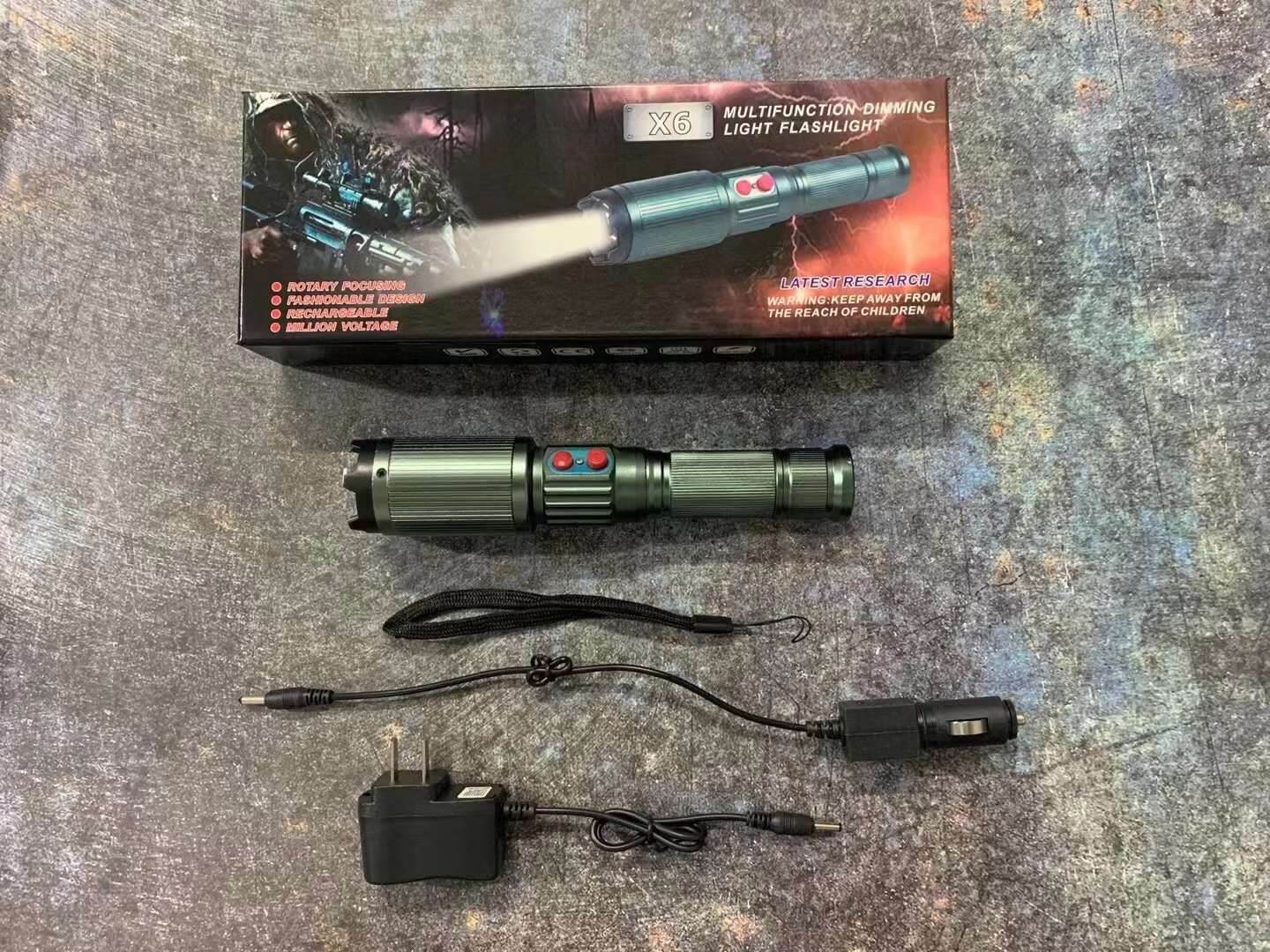 黑鹰机械X6电棍电棒 | 高压电击 可调焦手电筒 | 宝青坊专卖 正品黑鹰机械X6电棍,高压防身器,可调焦手电筒,宝青坊专卖,10万伏威力大