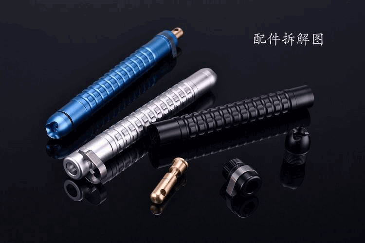 贝斯达战术喷雾器表面处理选项:镜光、石洗、阳极氧化镀色 贝斯达钛合金战术喷雾器表面处理,镜光、石洗、阳极氧化镀色效果